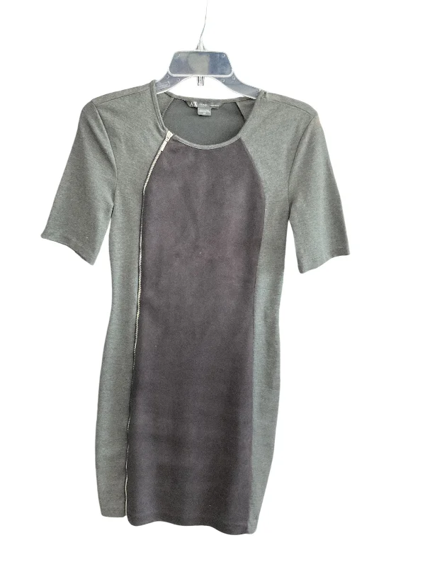 Dress Work By Armani Exchange In Grey, Size: S