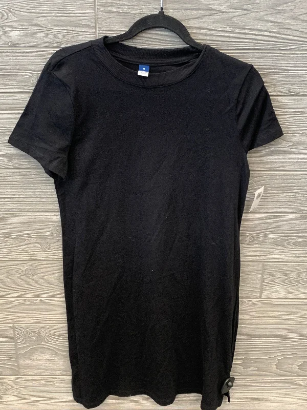 Black Dress Casual Midi Old Navy, Size M