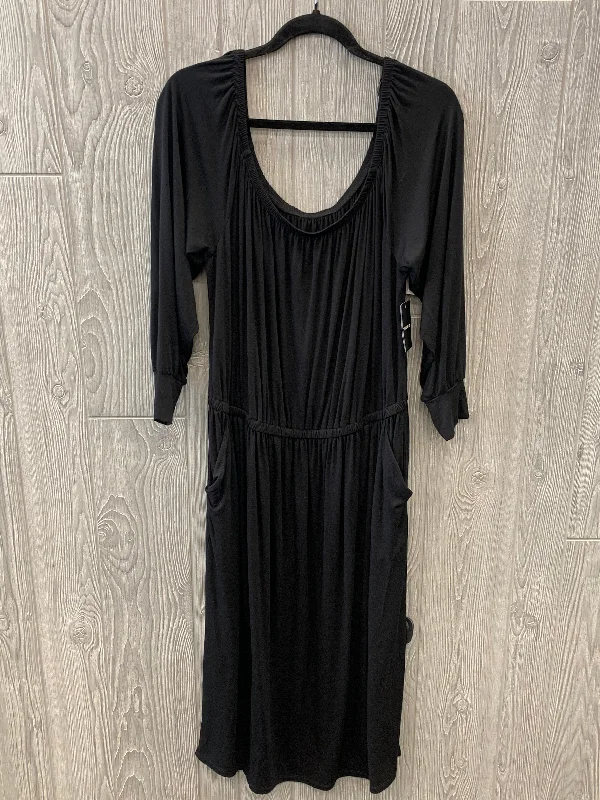 Black Dress Casual Midi Torrid, Size 1x