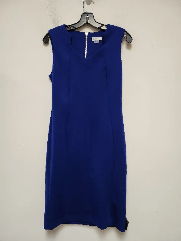 Blue Dress Casual Midi Calvin Klein, Size S