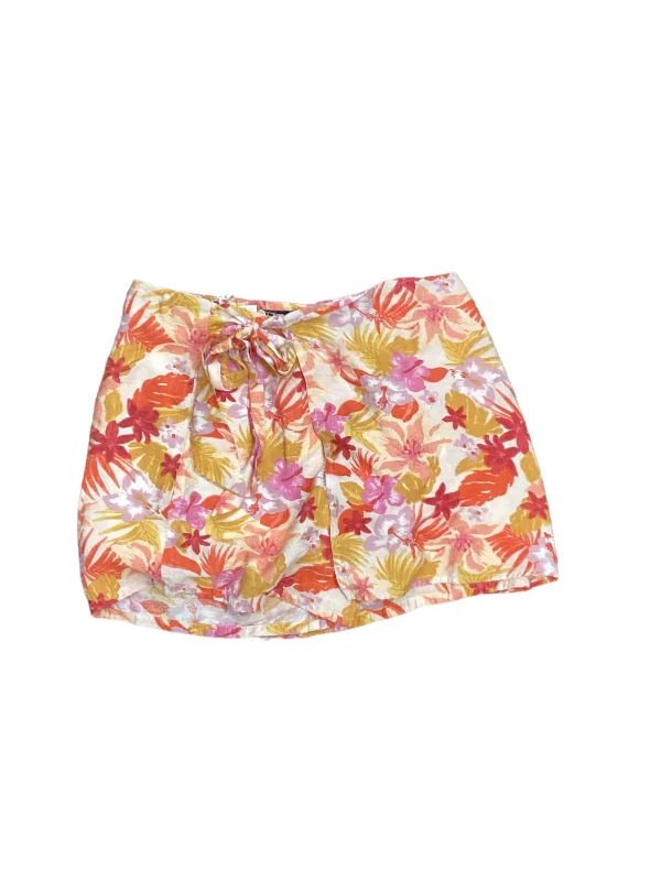 Floral Print Skirt Mini & Short Lulus, Size L