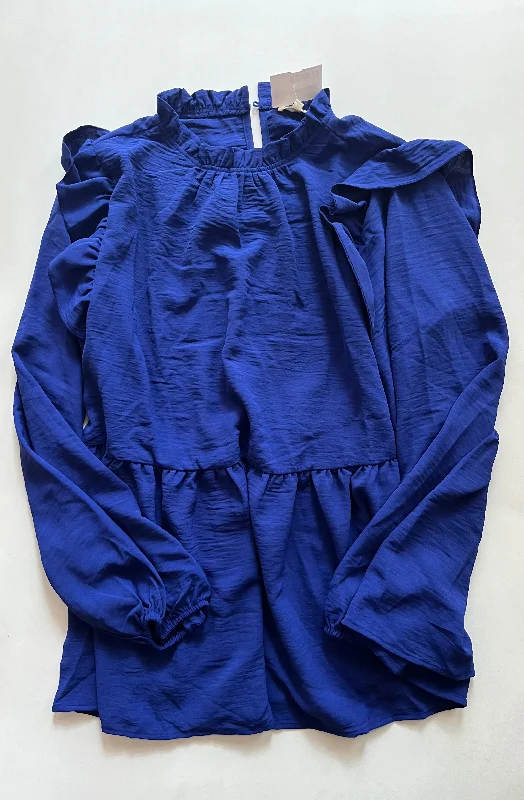 Blue Blouse Long Sleeve Jodifl, Size L