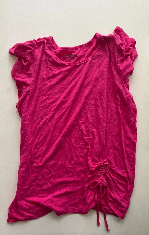 Pink Blouse Short Sleeve Torrid, Size 2x