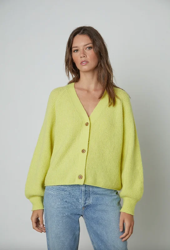 Mia Cardigan - Citron