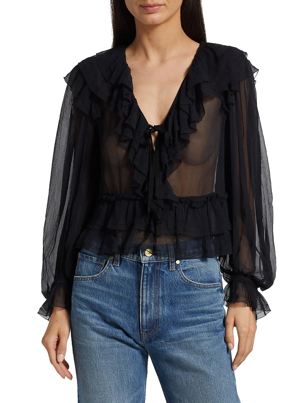 Vivian Blouse - Midnight