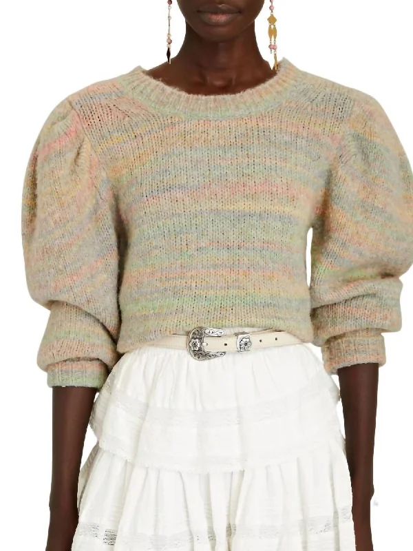 Aquarius Pullover Sweater In Harvest Oats