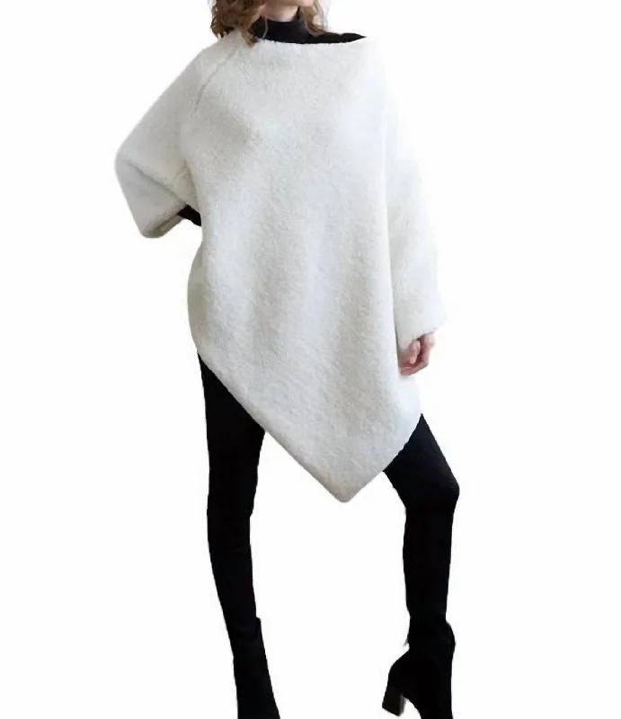 Olsen Poncho In Ivory