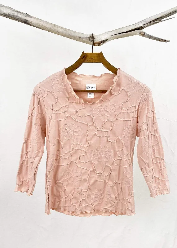 Chintz Rose Conduit Surreal Textured Top