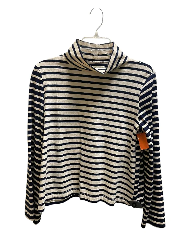 Top Long Sleeve By Madewell In Striped Pattern, Size: S