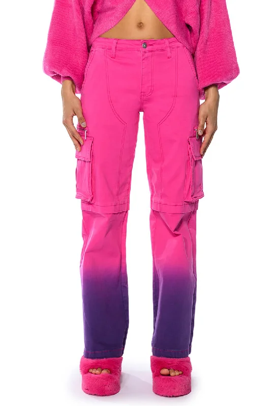 CANDY DREAMS RELAXED CARGO JEANS