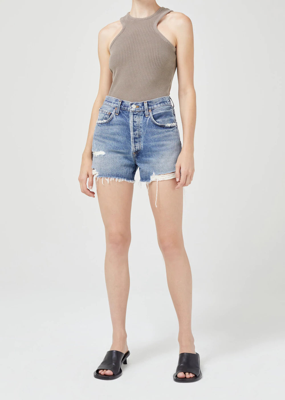 Dee Vintage High Rise Shorts - Turmoil