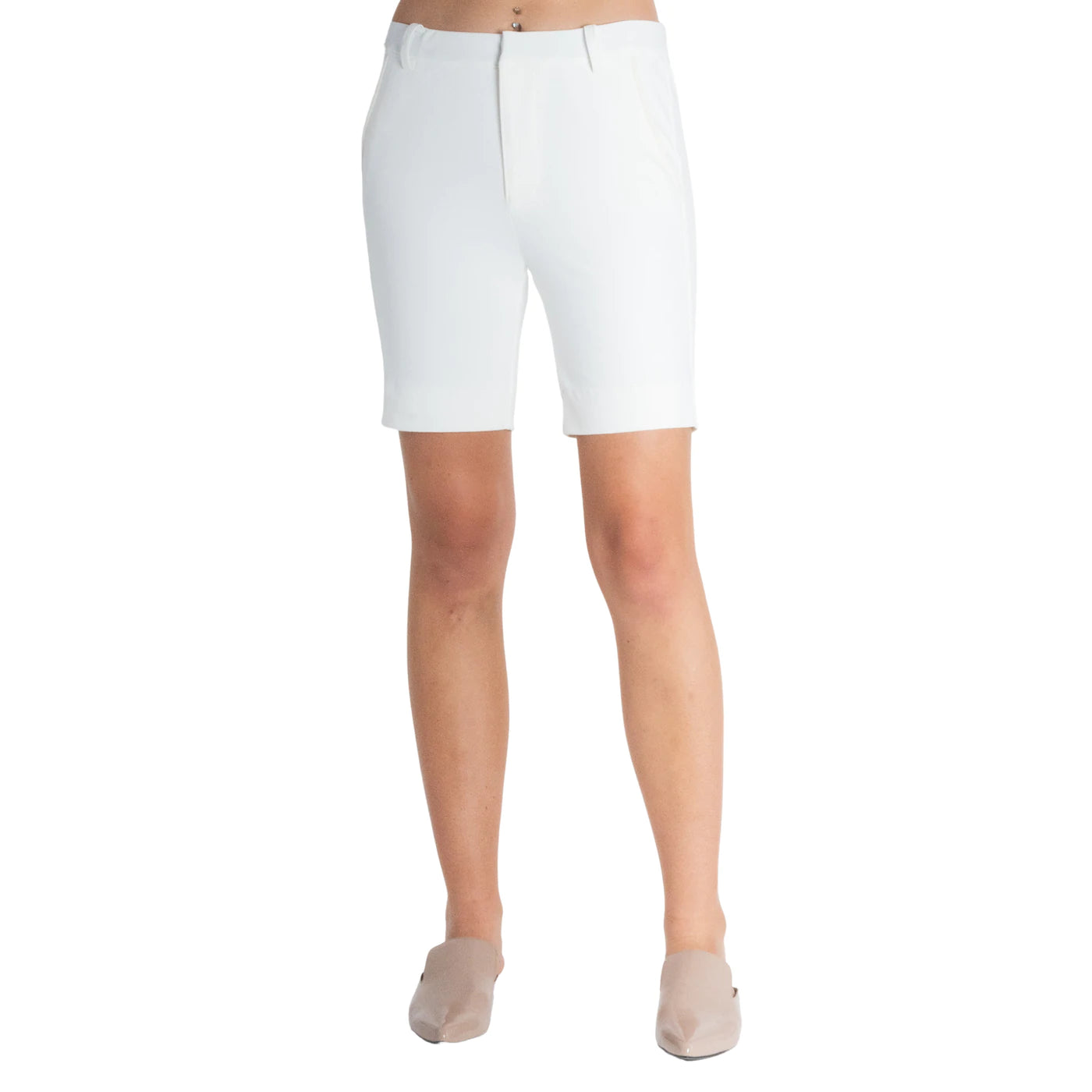 Tyler Stretch Chino Shorts - White